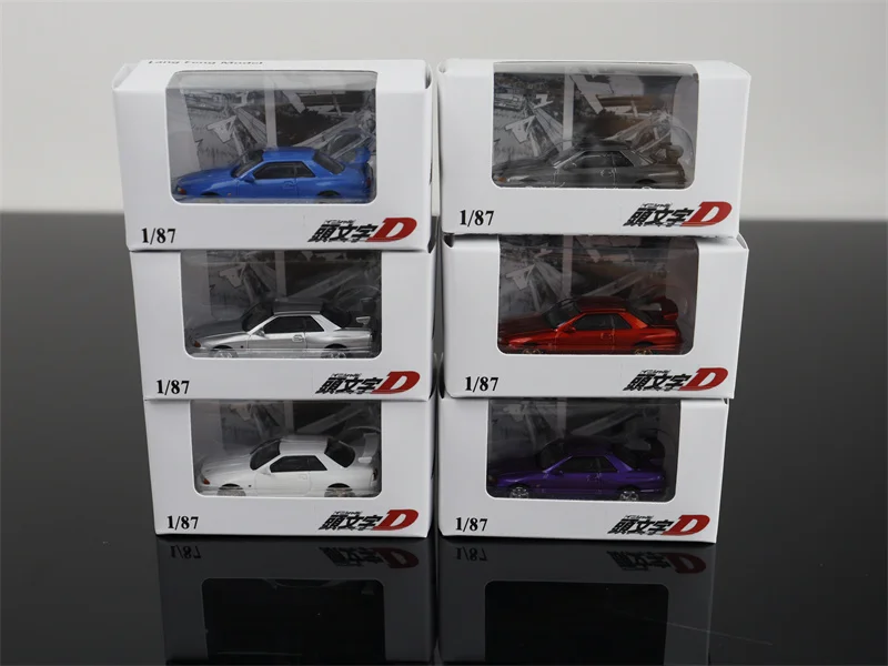 

*Soon arrive* LF 1:87 Nissan GTR R32 Initial D Red Purple Blue Gray Model Car