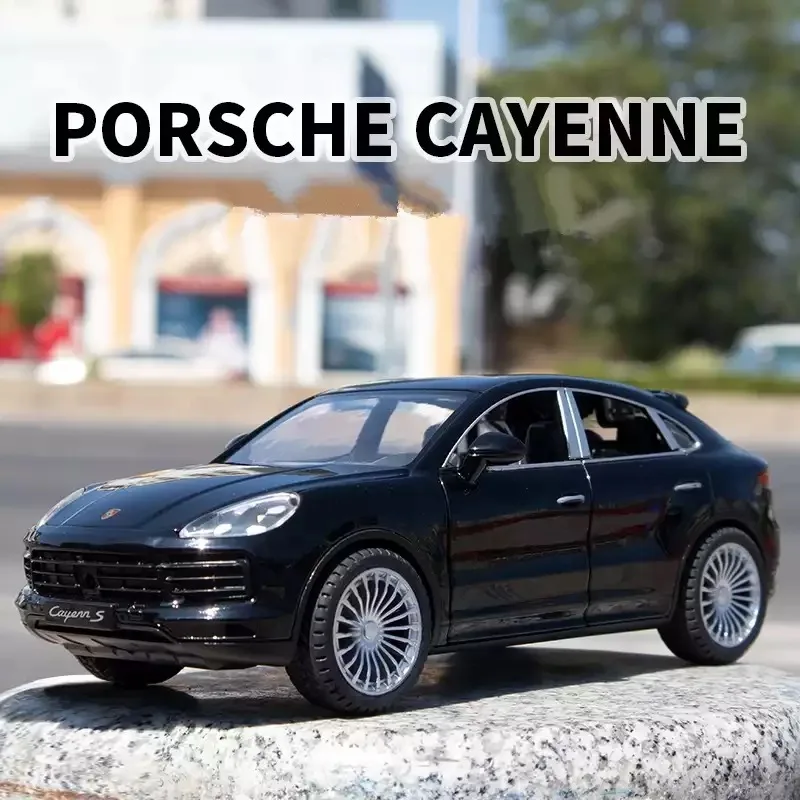 

Модель 1:24 Porsche Cayenne S Turbo SUV модель автомобиля из сплава литой под давлением металлический детский акустический игрушечный автомобиль коллек...