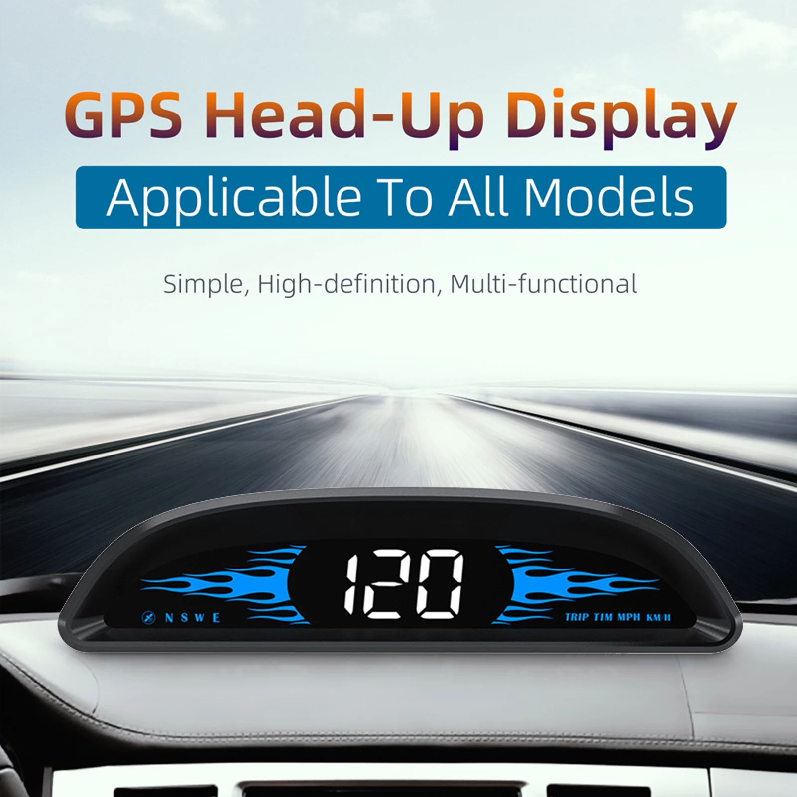 

Автомобильный цифровой HUD Дисплей G2 G3, универсальный GPS датчик скорости, HD экран, сигнализация превышения скорости с адаптивным датчиком осв...