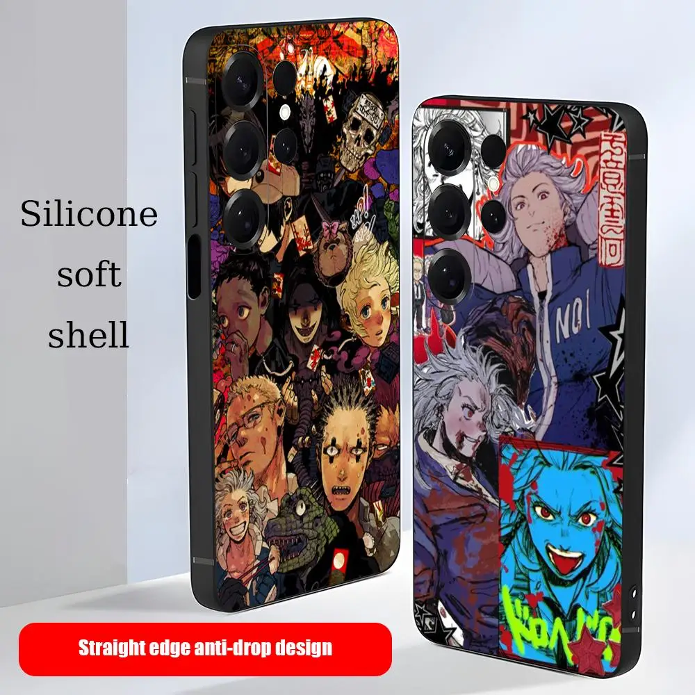 Фото Чехол для телефона Comics Dorohedoro risu nikaido для Samsung Galaxy S26 S25 S24 S23 S22 S21 Plus Ultra Note20, мягкий черный №2