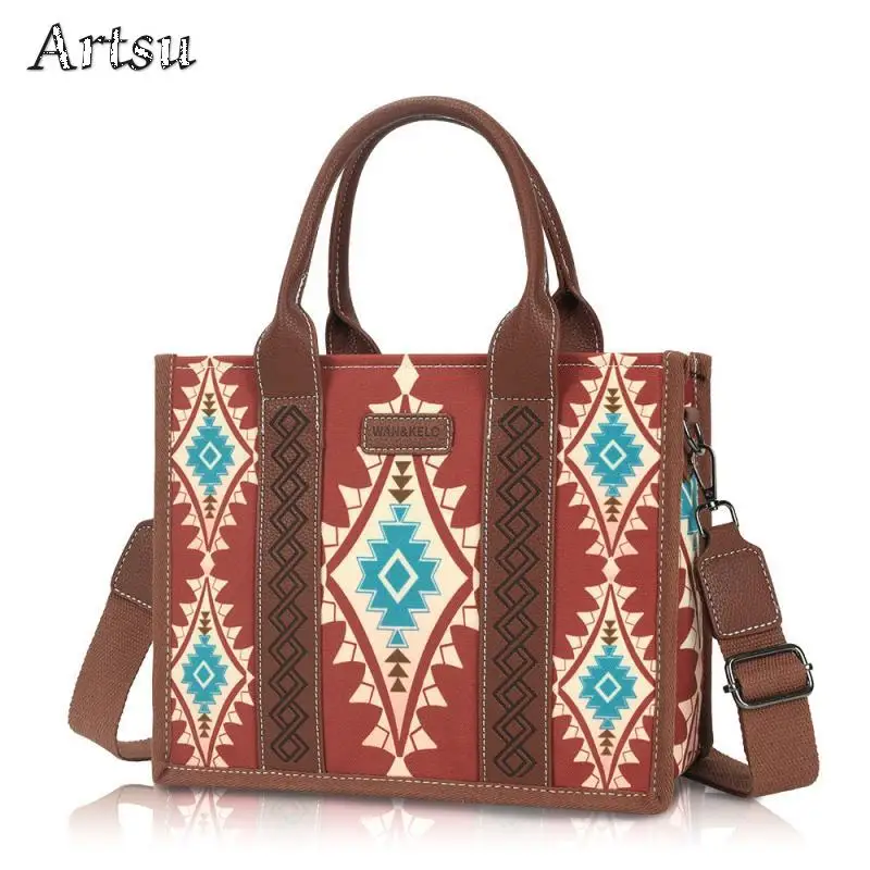 Новая сумка через плечо в богемном стиле женская парусиновая большая