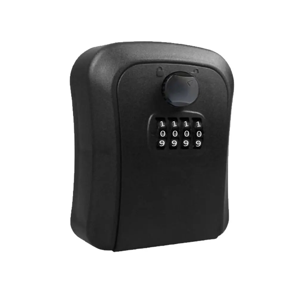 Wall-mounted engineering plastic key safe 4 digit combination password key unlock anti-theft storage box