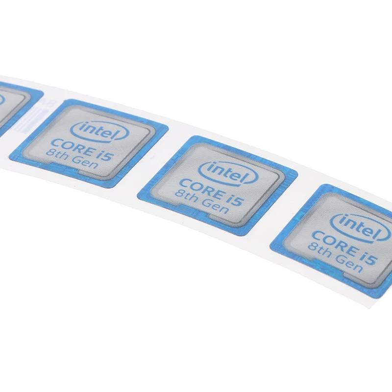 1pc/5pcs 8th Generation I3 I5 I7 Celeron Intel CPU Xeon Pentium Processor Laptop Logo Stickers |