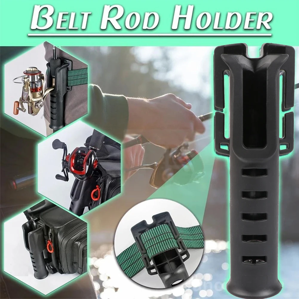 

Belt Rod Holder Portable Pole Inserter Fishing Rod Waist Holder Multi-function Rack Fishing Rod Quick Belt Holder Accessories