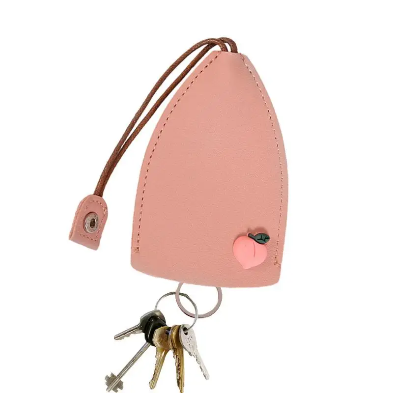 

Car Key Holder Cartoon PU Leather Handmade Key Case Key Organizer Case Cover Sleeve Car Key Fob Protection Keychain Holder For