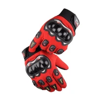 motorcycle gloves men women pvc touch screen breathable full finger protective gear gloves for motorbike bike motocross summer