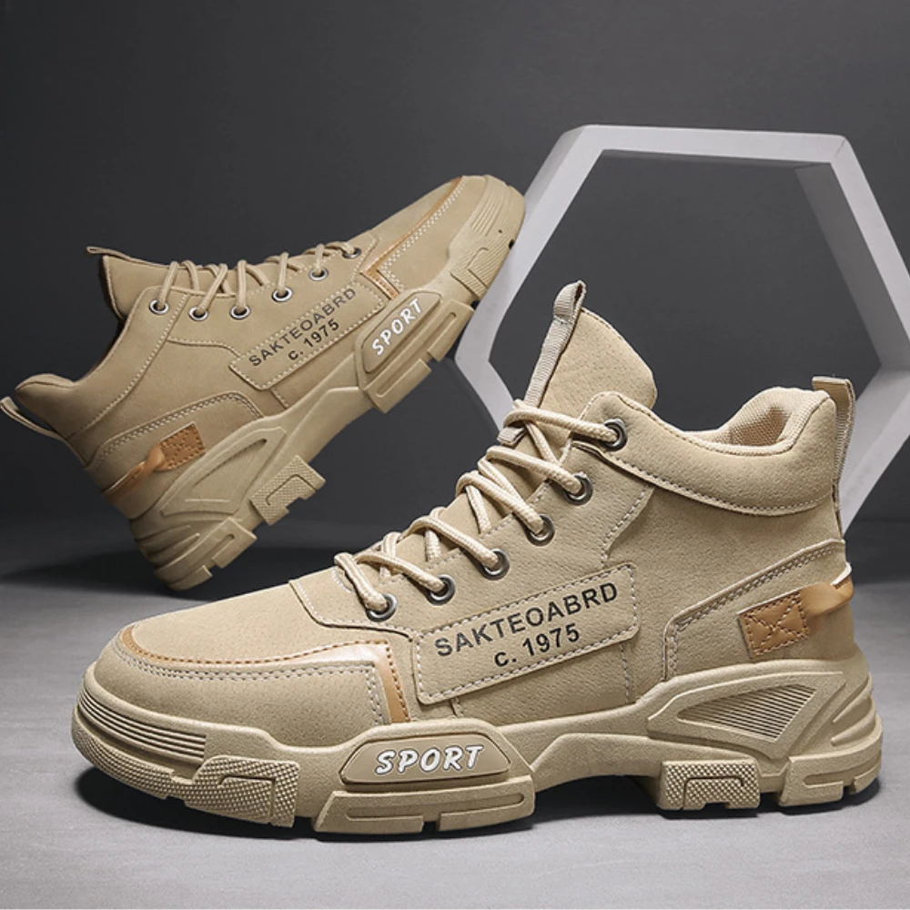 

Брендовые мужские ботинки, Тактические Военные боевые ботинки, уличные походные ботинки, зимняя обувь, легкие Нескользящие мужские ботинки...