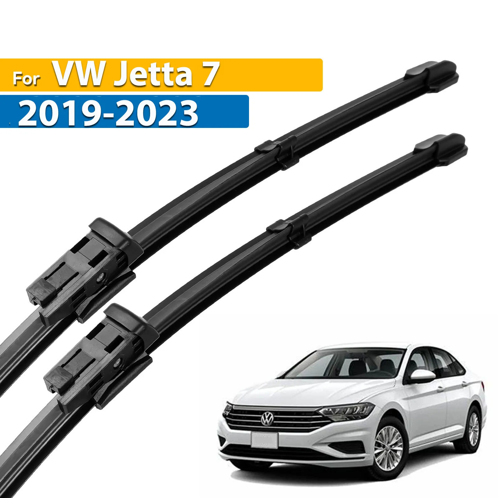 

Щетки стеклоочистителя Erick's LHD для VW Jetta 7 MK7 A7 2019-2023, стеклоочистители для лобового стекла, щетки от дождя 24 дюйма + 19 дюймов