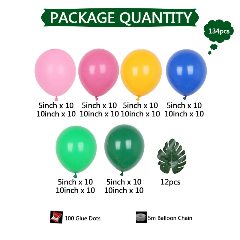 134 шт. декоративные листья для детвечерние дня рождения |