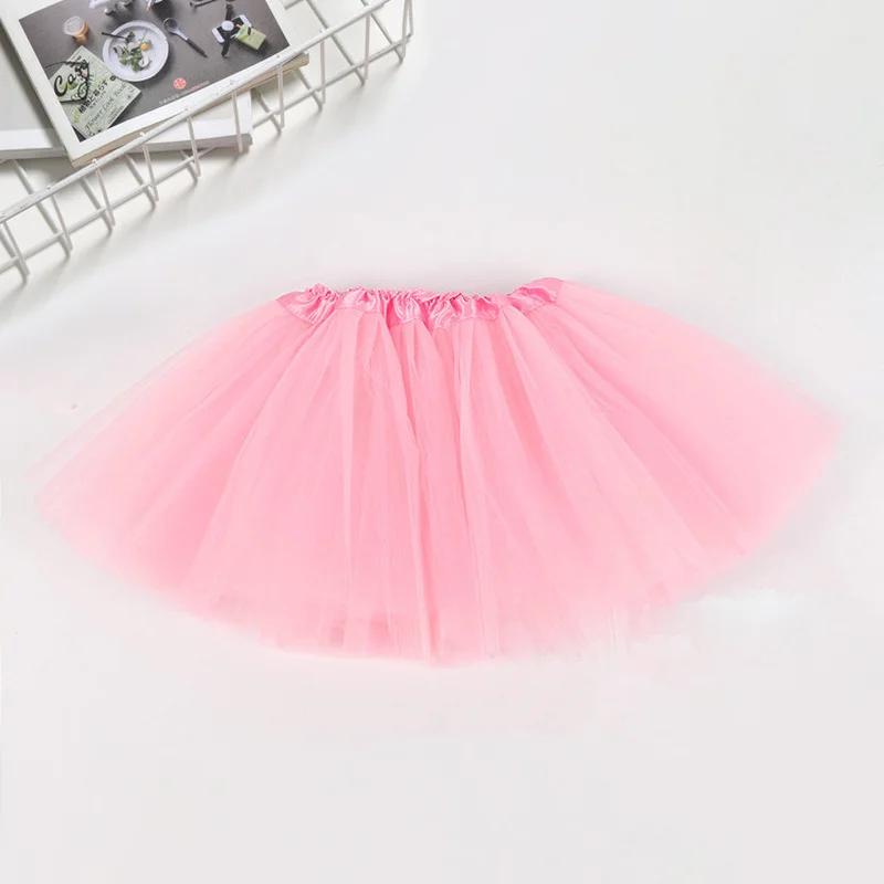 Baby Girl Solid Color Tutu Skirt Kids Princess Girls Skirt Birthday Party Skirts 2-8Y Dance Skirt Girls Skirt Body Tutu Skirt