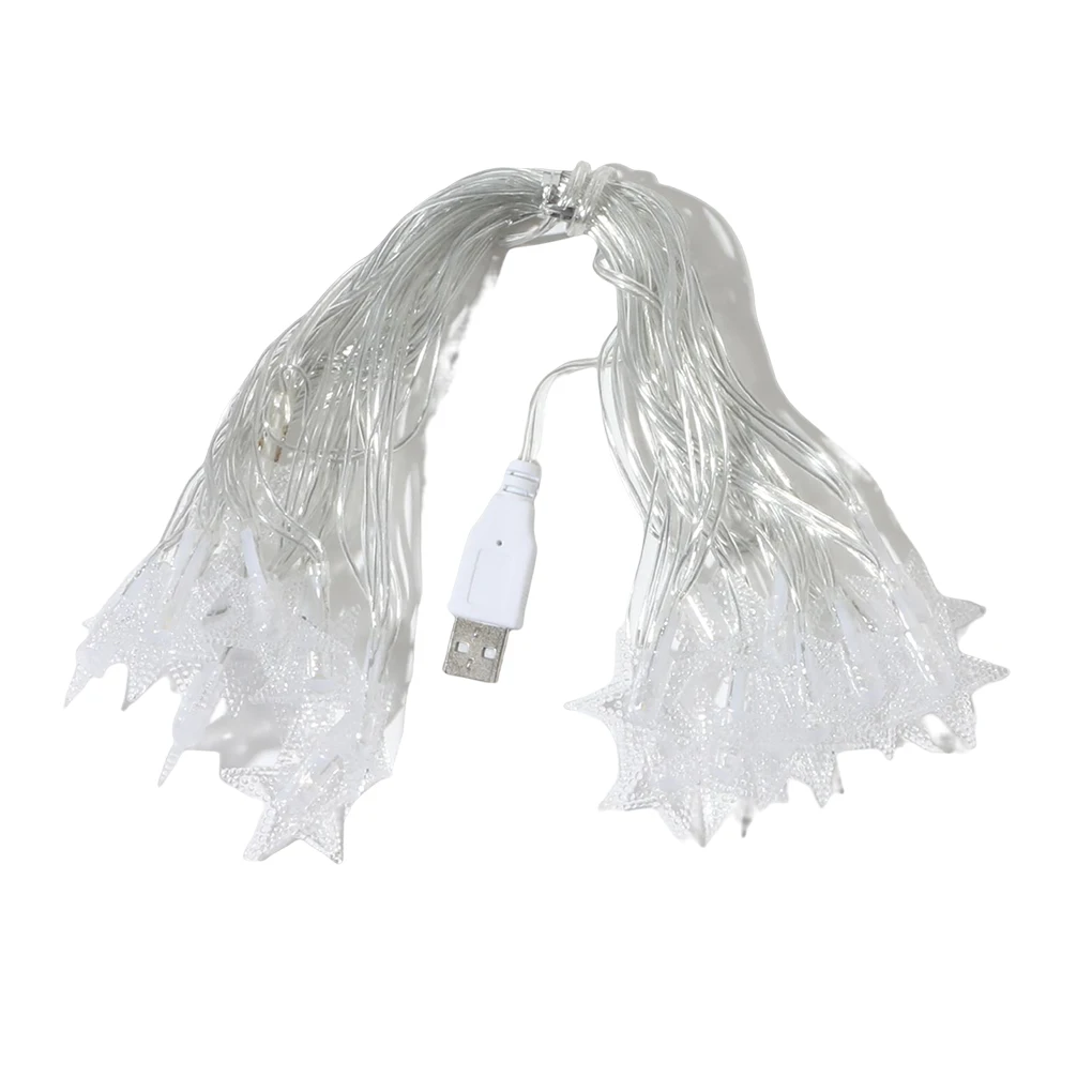 

USB Light String Home Exquisite Room Indoor Outdoor Hanging Decoration Star Lamp Party Supplies Home Adornment