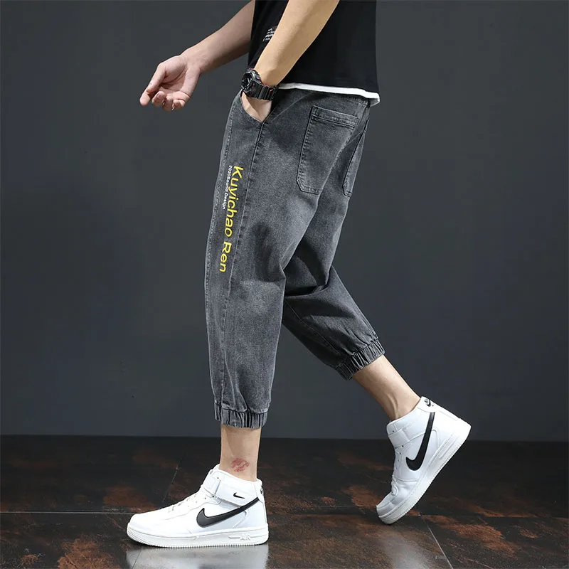 Casual Denim Shorts Men Loose 2022 New Fashion Brand Wear Summer Thin Teenage Boys