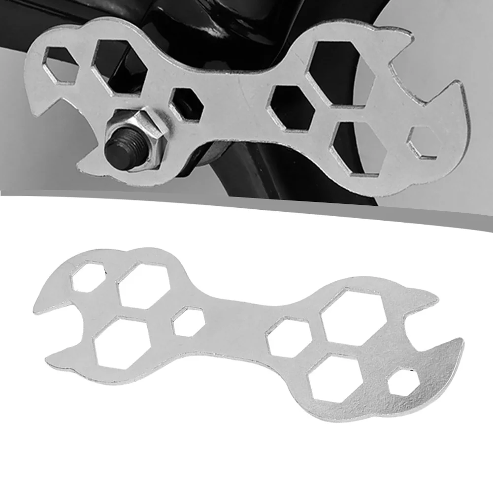 Многофункциональный велосипедный портативный гаечный ключ 10 в 1 8-17 мм