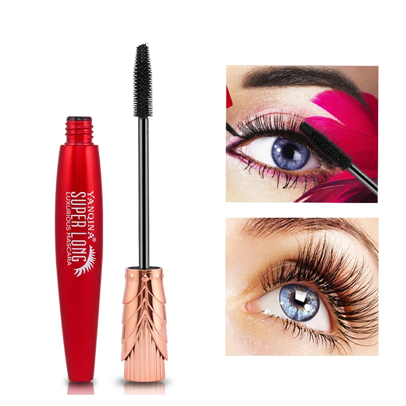 

1PC Lasting Natural 4D Curling Thick Long Eyelash Quick Dry Non-blooming Mascara Women Charm Professional Eye Makeup Cosmetic