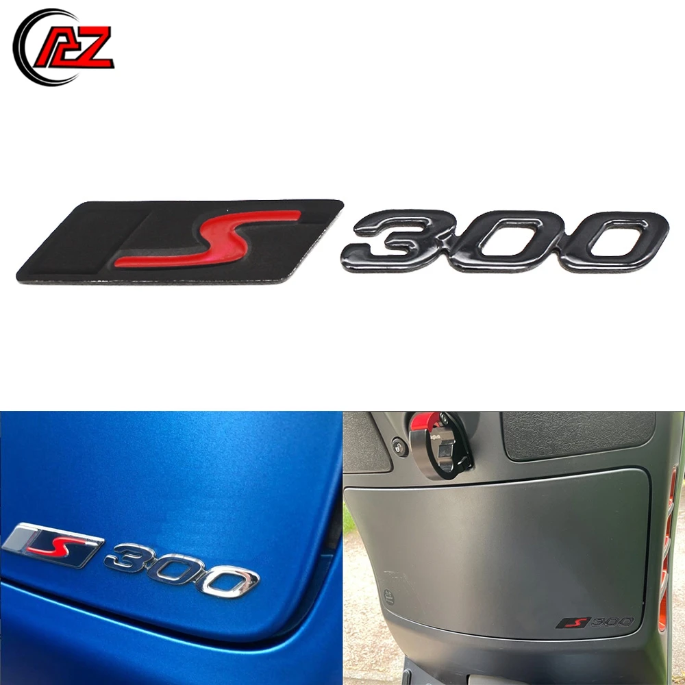 For Vespa GTS Super 250 300 Motorcycle Sticker 3M Fairing Decal Plastic Logo Decorative 3D Logo