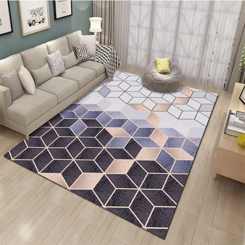 Современный кухонный коврик для входной двери в спальню клетчатый домашний