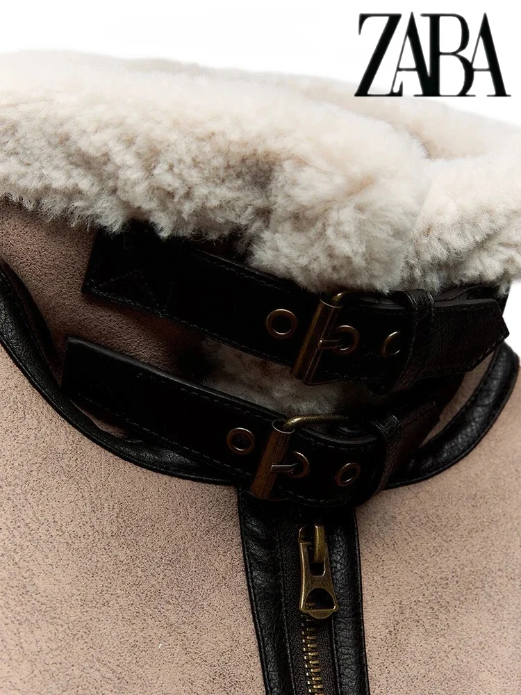 Q B ARISTOCRATIC Женская куртка из искусственного меха в повседневном стиле утолщенная