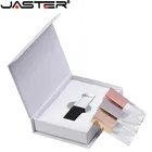 JASTER (10 шт. бесплатный логотип) Новый розовый Золотой кристаллический usb с коробкой usb 2,0 флэш-накопитель