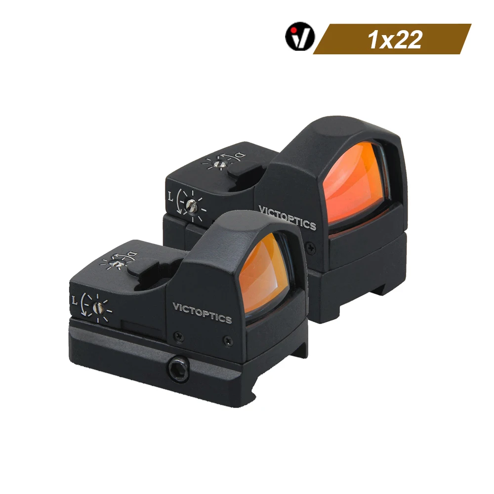 

Victoptics 1x22 Red Dot Sight Close-in Shooting Mini Optical Red Dot With Weaver&Dovetail Base Fit Pistol and Airsoft .223 5.56