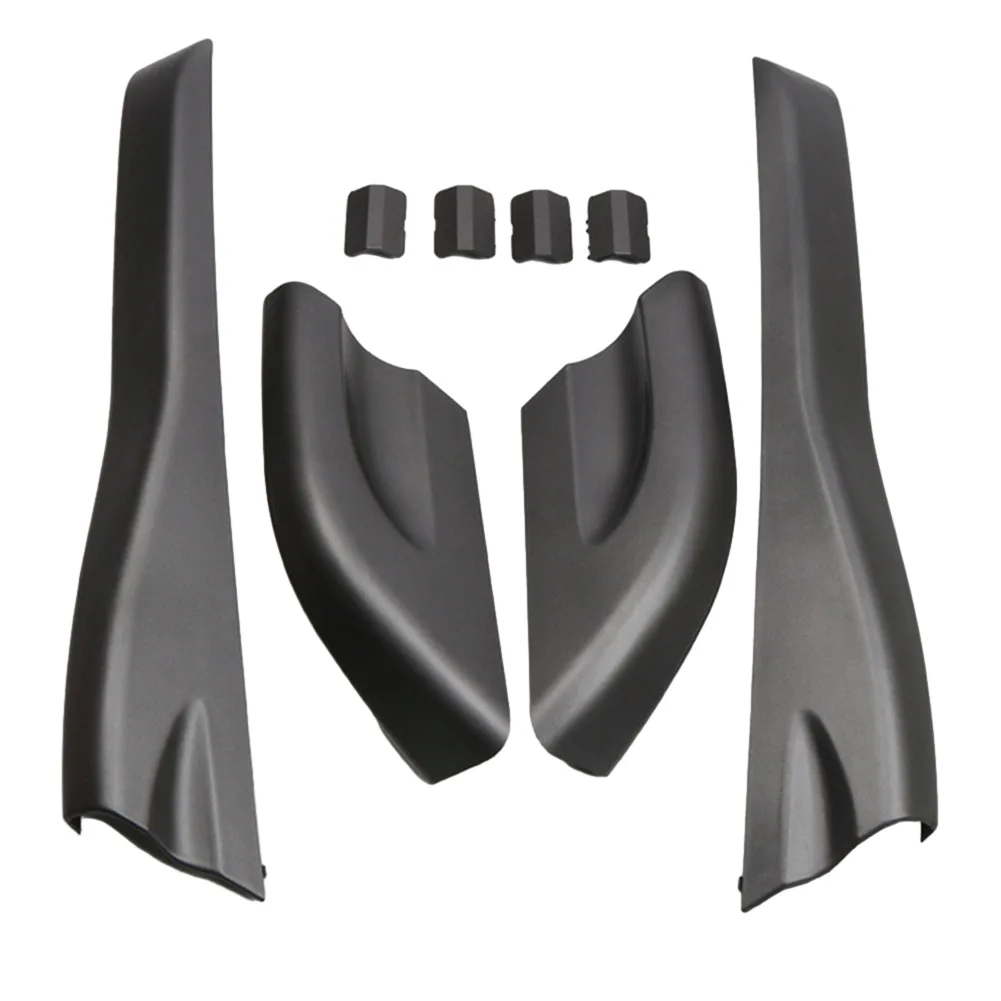 

Auto Car Roof Rack End Cover Auto Exterior Parts 8 Pcs/set Black Durable For Hyundai Tucson Roof Rack End Cover