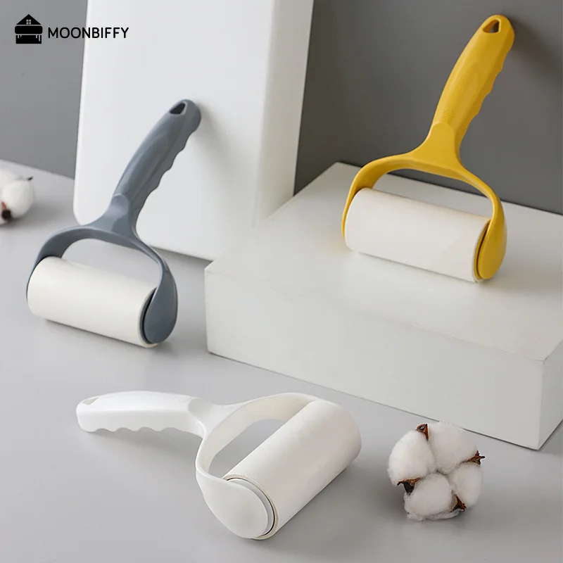 

Сменные рулоны ручки, липкая бумага для защиты от пыли, съемная клейкая щетка, одежда, щетка для ворса, набор для удаления волос с ручкой