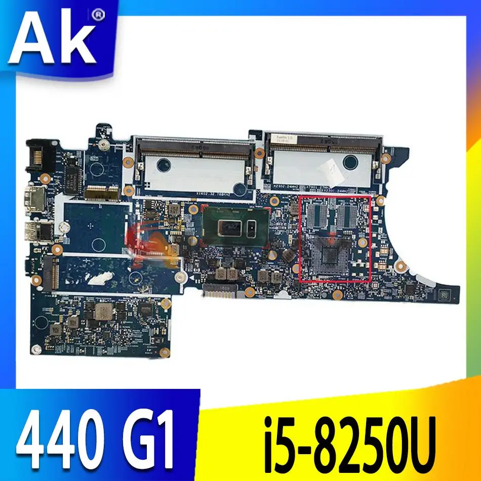 

For HP ProBook X360 440 G1 Laptop Motherboard With i5-8250U 17869-1 448.0EQ07.001 Mainboard L28241-601 L28244-601 L28241-001