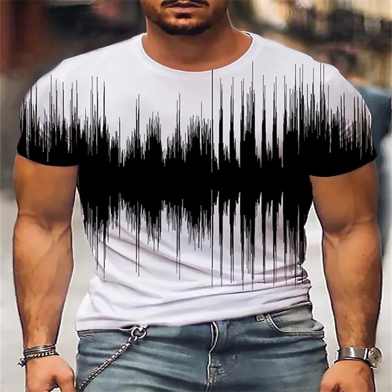 

Summer New 3D Animal Wolf Men T-shirt Fashion Casual Trend Personality Print short sleeve t-shirts Hip Hop harajuku streetwear