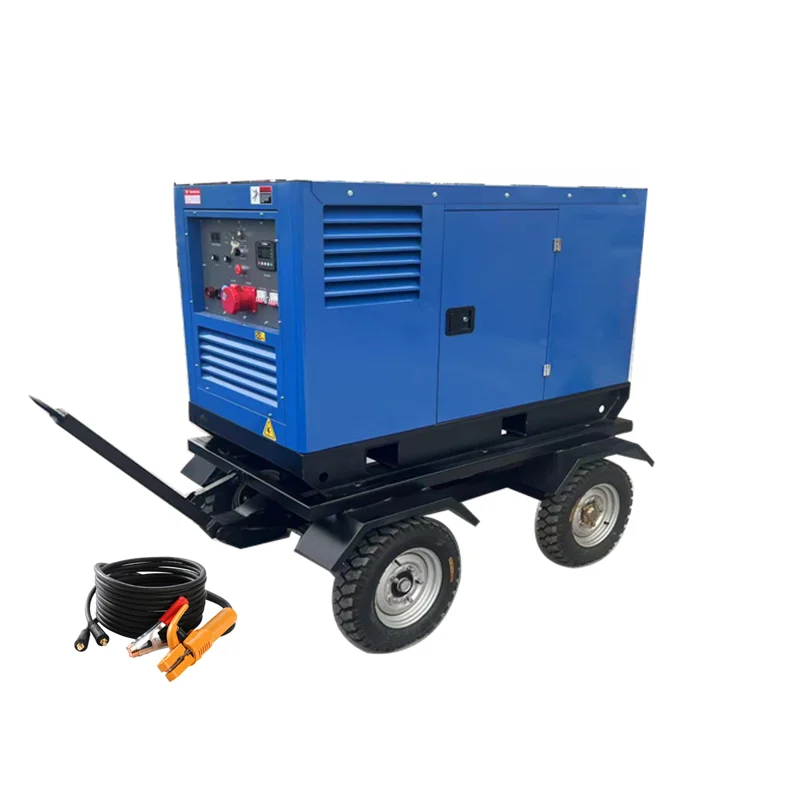 Фото Big Blue 500X Arc Stick Tig 450A 600A 500A сварочный аппарат, генератор 300A, дизельный двигатель, сварочный аппарат с двигателем Yanmar №3