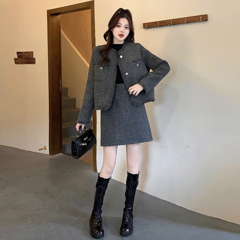 Осенне-зимняя Новинка Женская одежда женская элегантная социалитовая