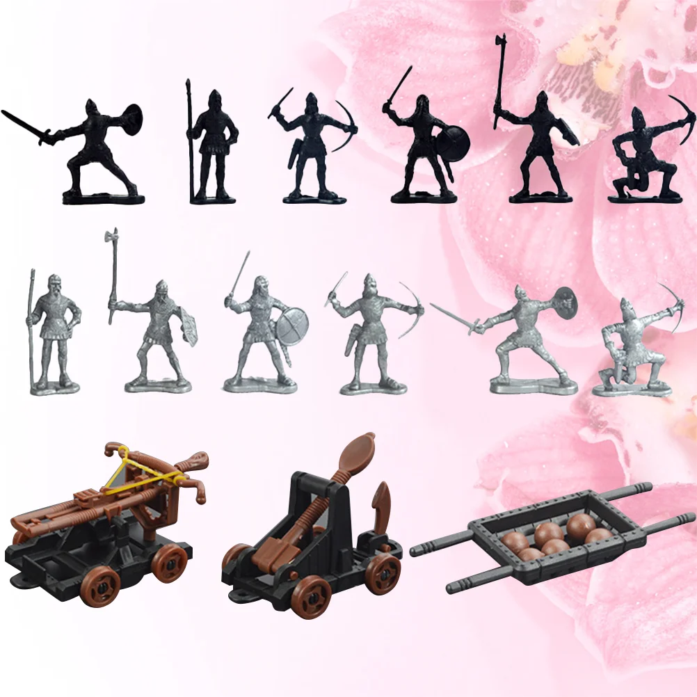 14pcs Small Creative Funny Soldier Model Archer Toys Soldier Toys for Boy Girl