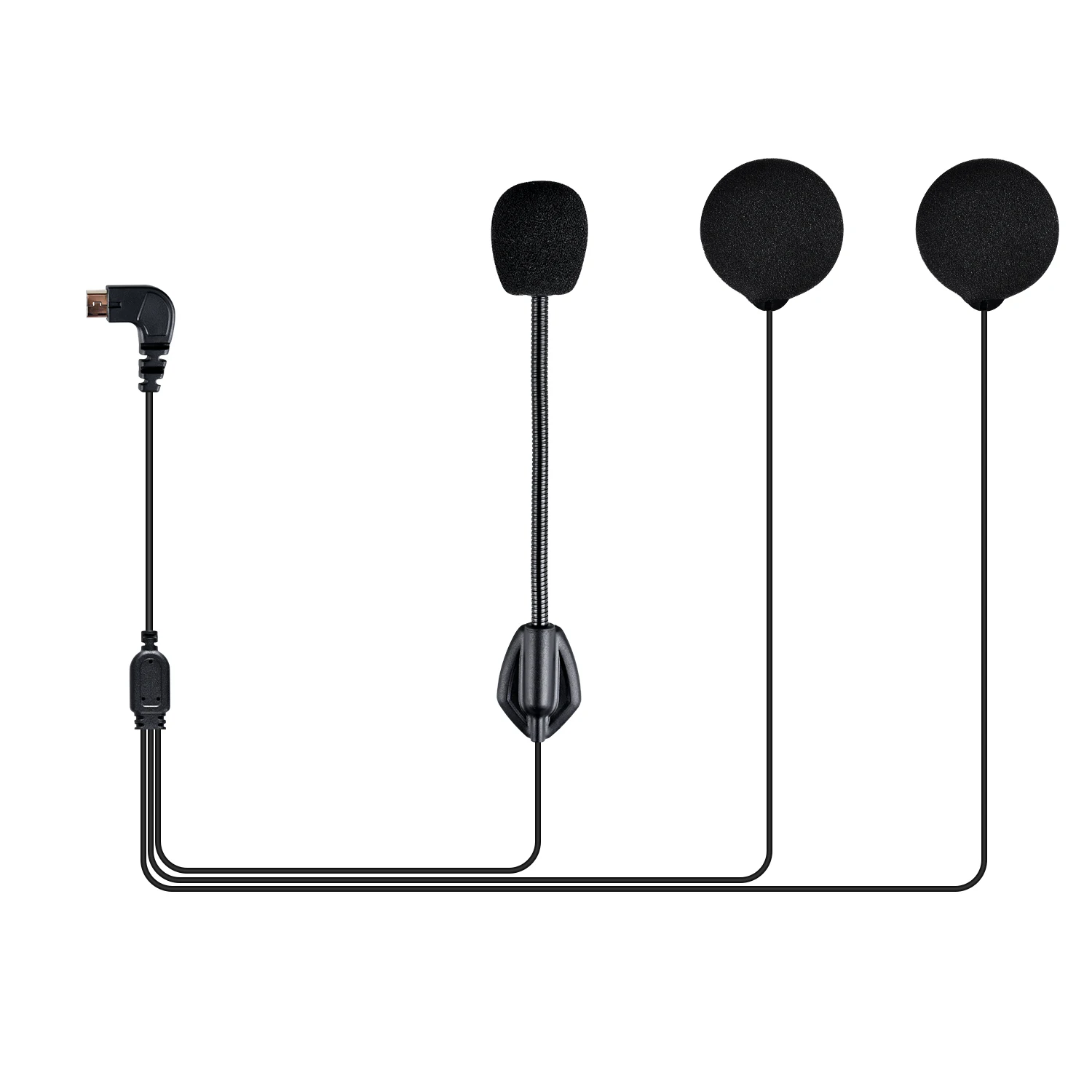 

Динамик Fodsports с микрофоном только для FX6 FX6S FX-S мотоциклетный шлем Bluetooth-домофон, микро5-контактный интерфейс