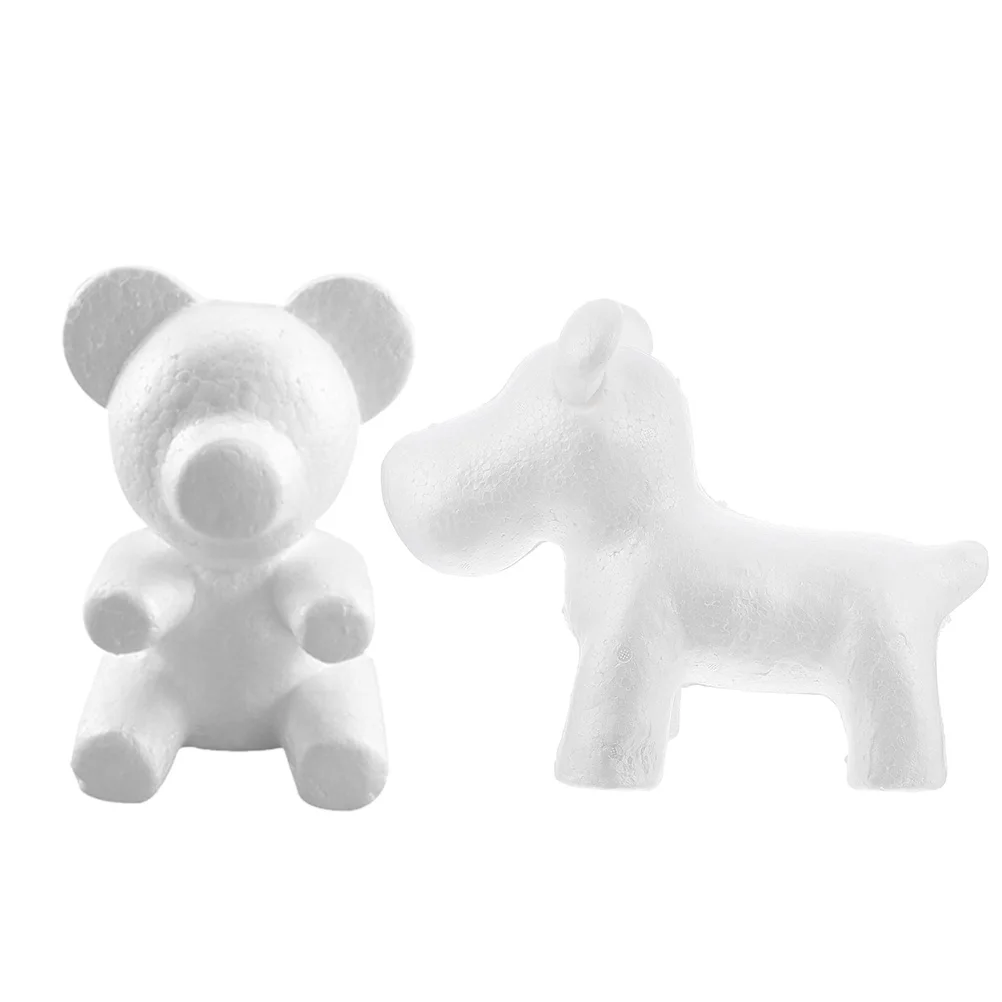 

Styrofoam Craft Diy Mould Dog Animal Shapes Rose Polystyrene White Shape Crafts Puppy Smooth Wedding Molds Modelling Figurine