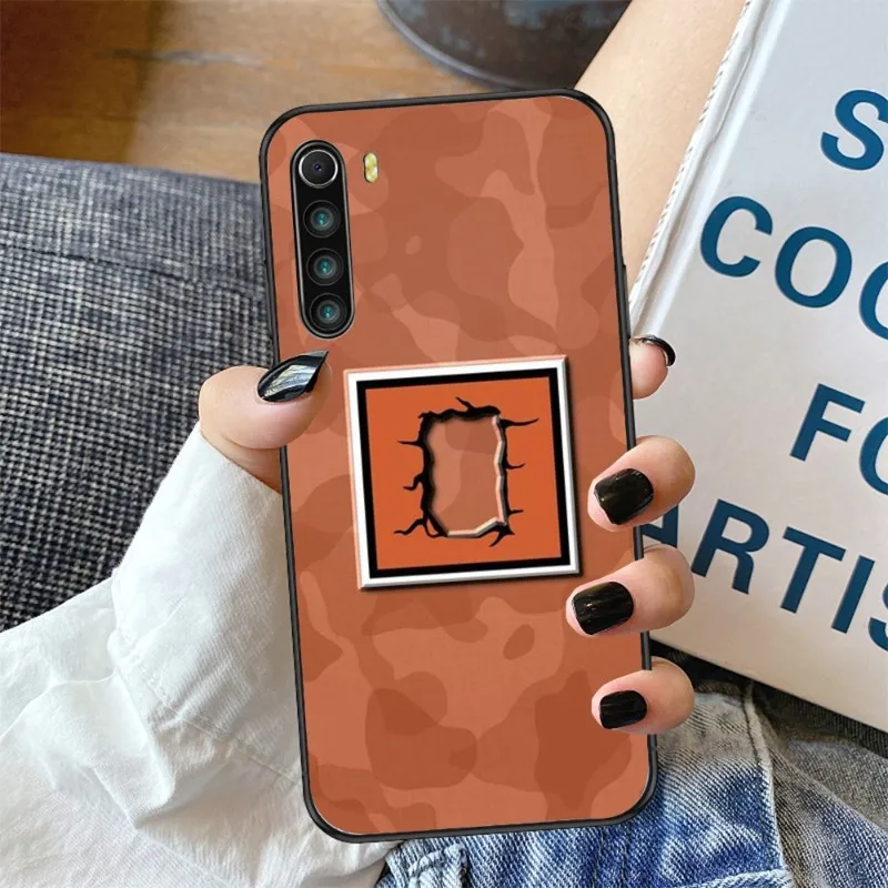 Чехол для телефона Rainbow Six осада с логотипом Xiaomi Redmi 8A 9 K30 Pro 9A Note 8T 8 мягкий