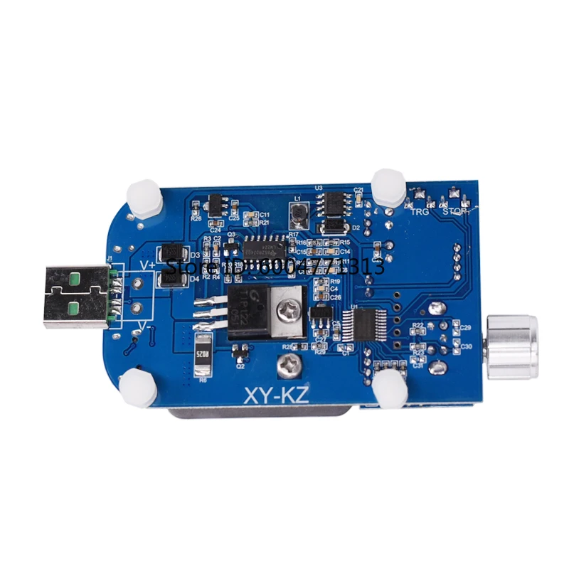 Фото USB-модуль регулируемого электронного нагрузителя для быстрой зарядки QC3.0, тестер-имитатор нагрузки для повербанков и зарядных устройств №3