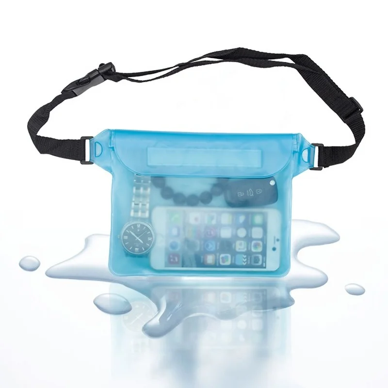 

Underwater Mobile Phone Bags Case Cover for Beach Boat Sports Waterproof Swimming Bag Ski Drift Diving Shoulder Waist Pack Bag
