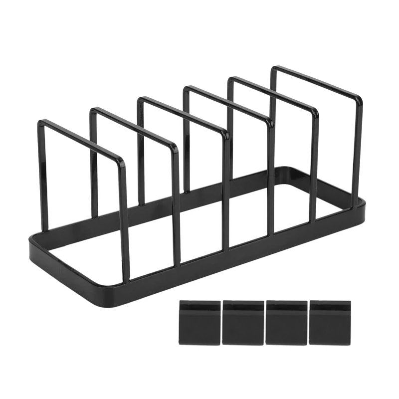 

Euro Kitchen Organizer For Plates, Cutting Boards Bakeware Reusable Containers, And Lids Holder Rack