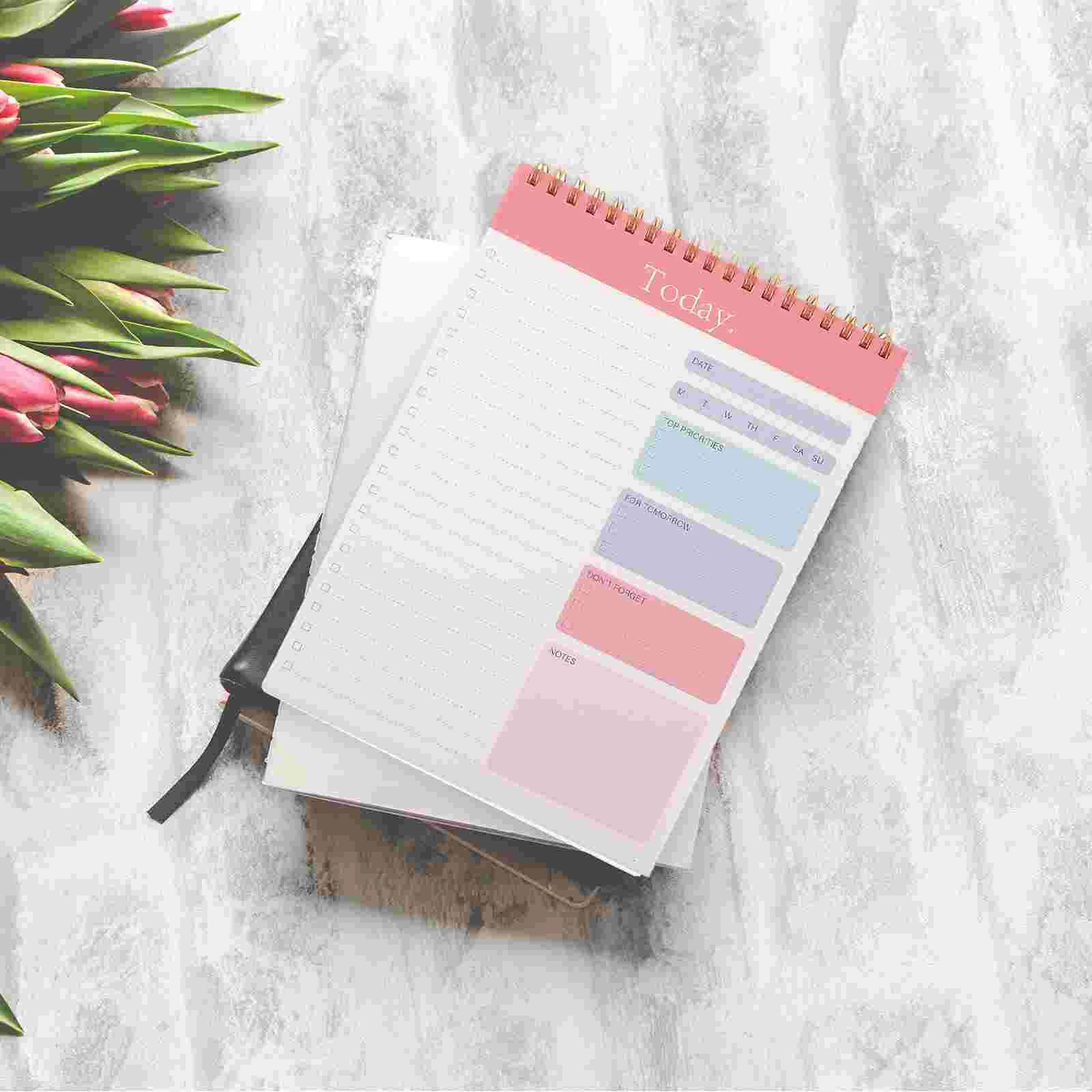 

3 Pcs Daily Planner Notebook Do List Pad Paper Desk Notepad Notebooks Tear-off Planning Set