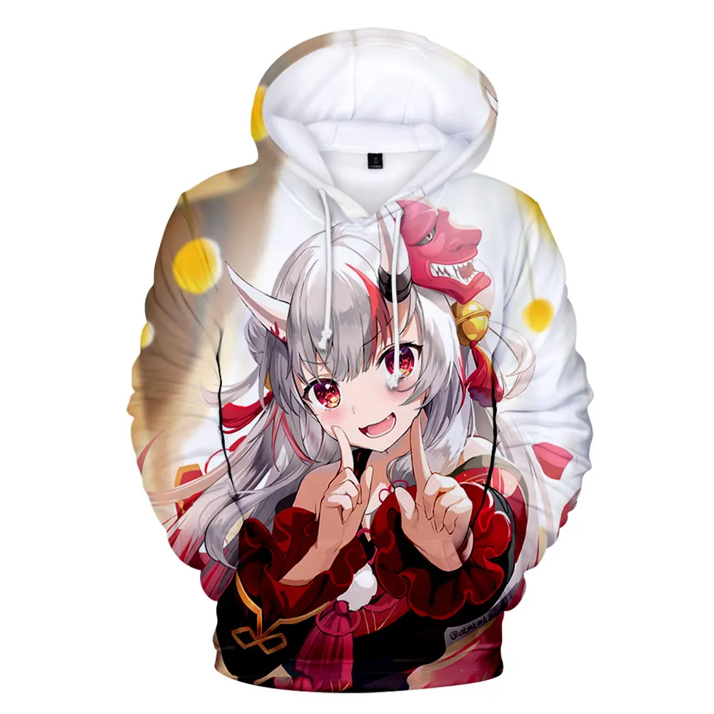 

HOLOLIVE VTuber Nakiri Ayame 3D Fashion Fall Winer Suit Hoodies Sportswear Hooded Youthful Kawaii Women/Men The hooded top