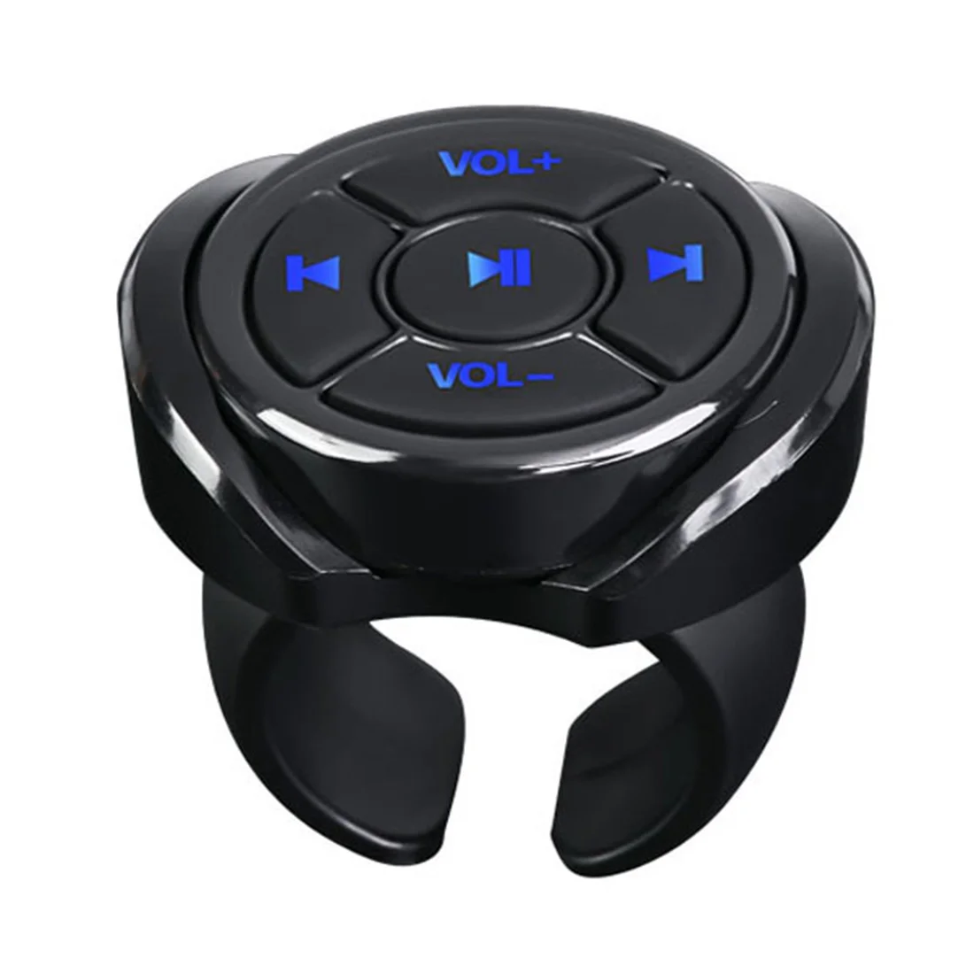 

Беспроводной Bluetooth медиа-пульт дистанционного управления с кнопкой для воспроизведения музыки на руль автомобиля мотоцикла велосипеда пульт дистанционного управления для телефона планшета