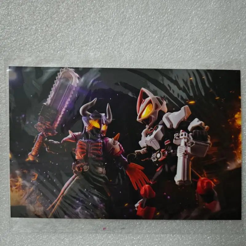 Фото Оригинальный набор мини-блоков Blokees Kamen Rider: официальные арт-стикеры, открытки, Geats Decade, Gotchard. Лимитированная серия. В наличии. №5