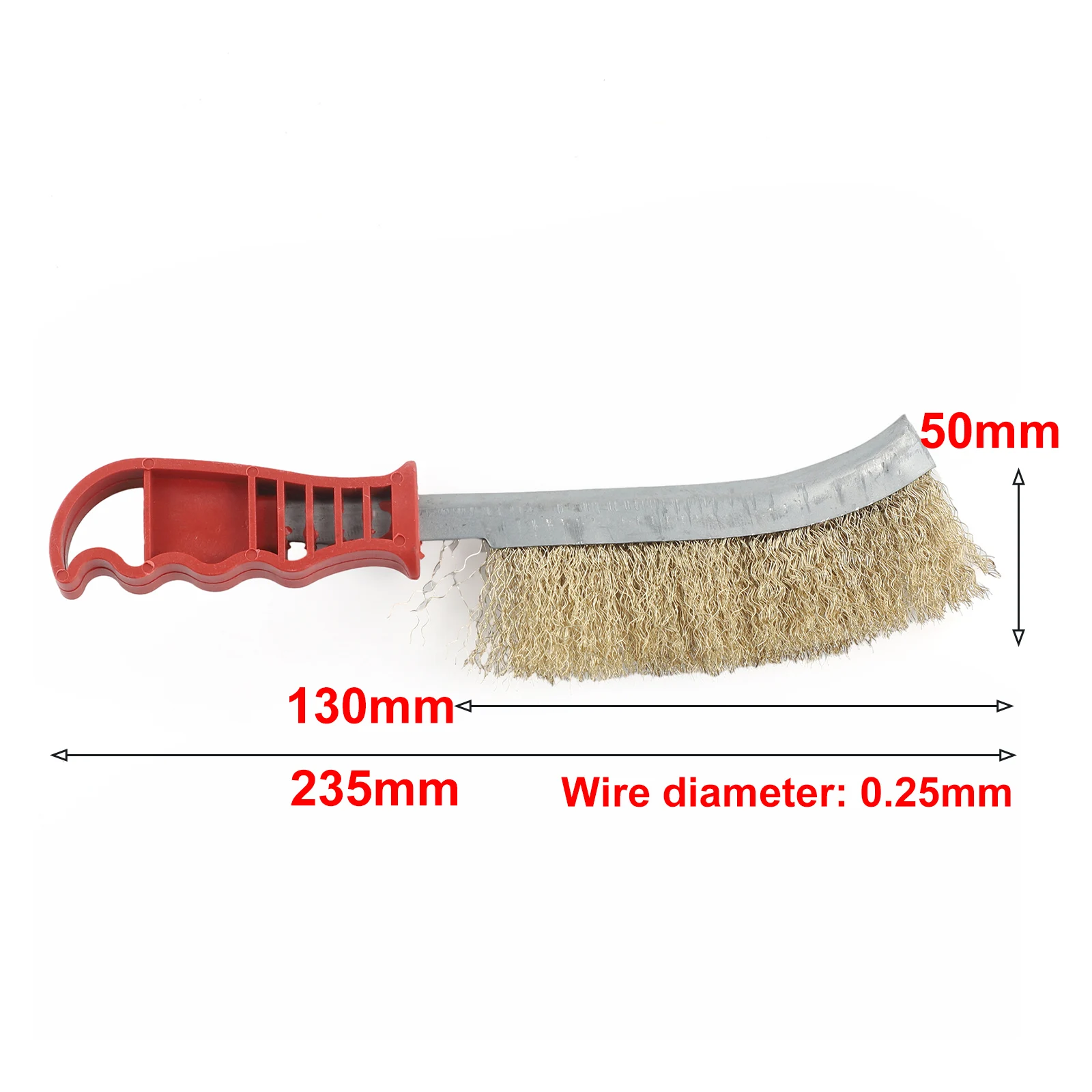 

Щетка для чистки и удаления ржавчины, сверхпрочная латунная щетка с пластиковыми ручными инструментами, многофункциональные инструменты