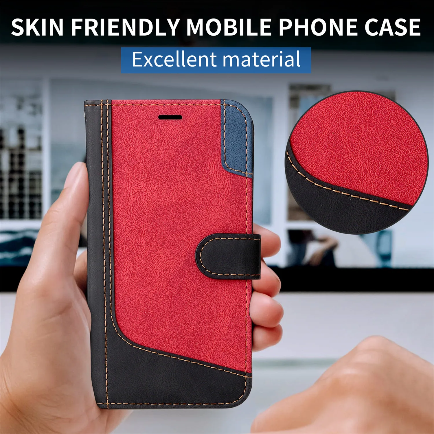 

Luxury PU Leather Flip Phone Case For Samsung Galaxy S20 FE S21 S22 Ultra S8 S9 S10E S7 Edge Note 8 9 10 Plus Wallet Cover Coque