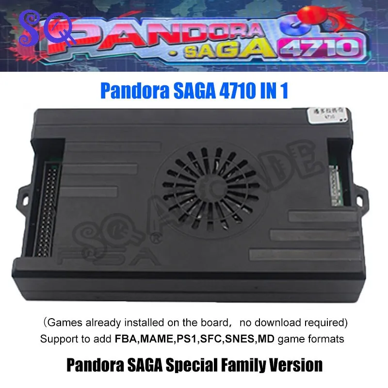 Аркадная игра Pandora Сага Box 4710 в 1 домашняя материнская плата Jamma картридж PCB