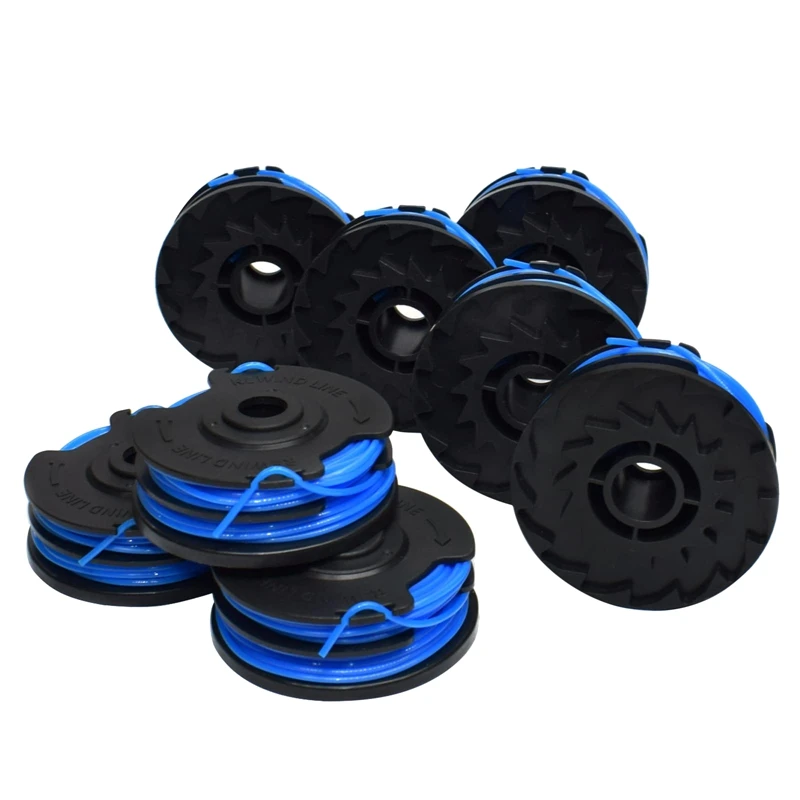 

8Pack 27Ft 0.065Inch Weed Eater Dual Line String Trimmer Replacement Spool 29242/29082 For Greenworks Model 21212 21272