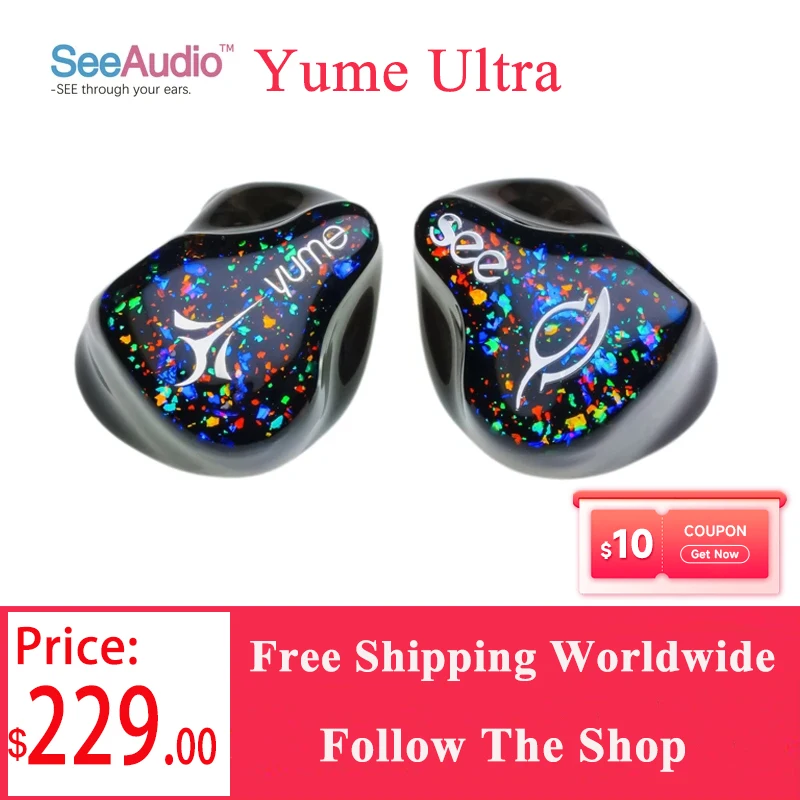 

Наушники-вкладыши Angelears & Seeaudio Yume Ultra 1DD + 2BA, наушники-вкладыши IEM, наушники-вкладыши 2Pin 0,78 мм, Hi-Fi наушники со съемным кабелем