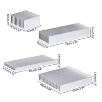 extruded aluminum heatsink for high power led ic chip cooler radiator heat sink drop shipping