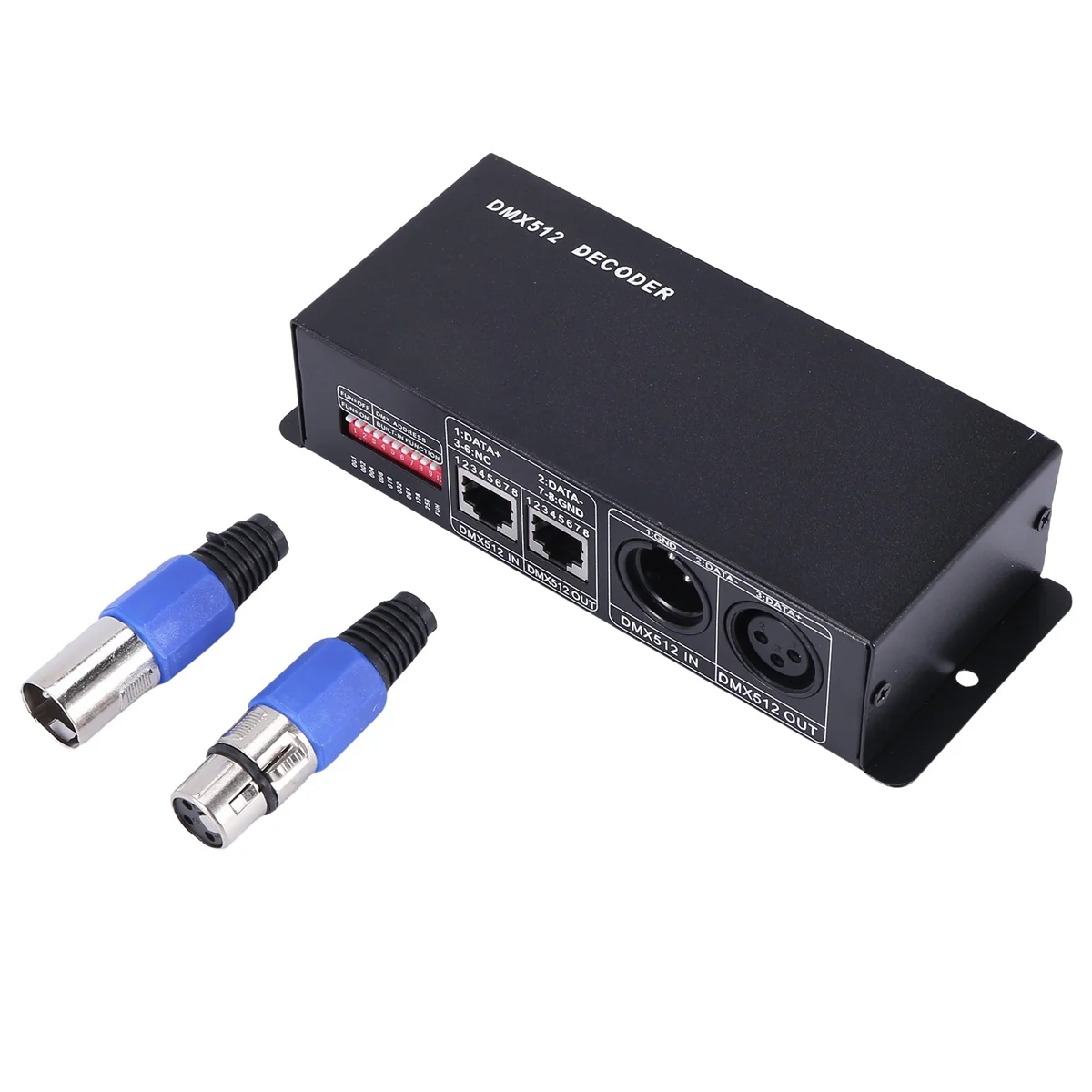 DMX 512 4 канала x 8 А декодер светодиодный контроллер 4-канальный драйвер RGBW