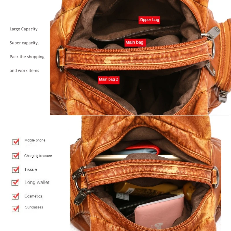 Черная женская сумка через плечо Y2k винтажная панк-готическая модельерская