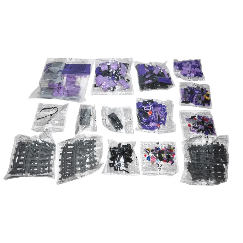 Конструктор сделай сам набор строительных блоков для поездов городская серия