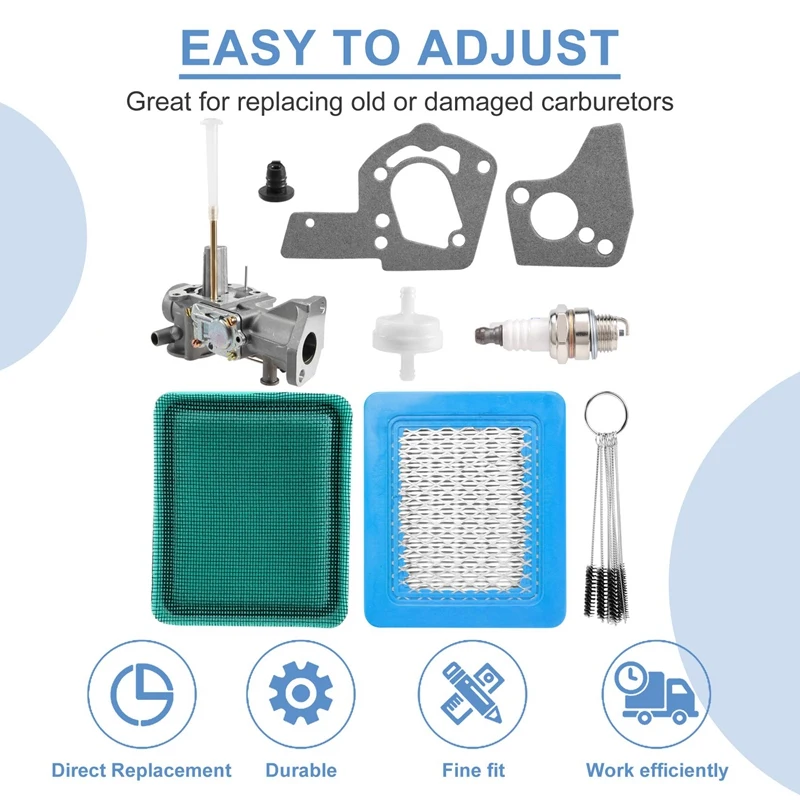 Сменный Карбюратор ДЛЯ Briggs &amp Stratton Carb Комплект прокладок 5Hp двигатели 130202 112202 137202